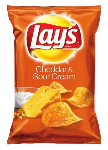 Lays cheddar sour cream