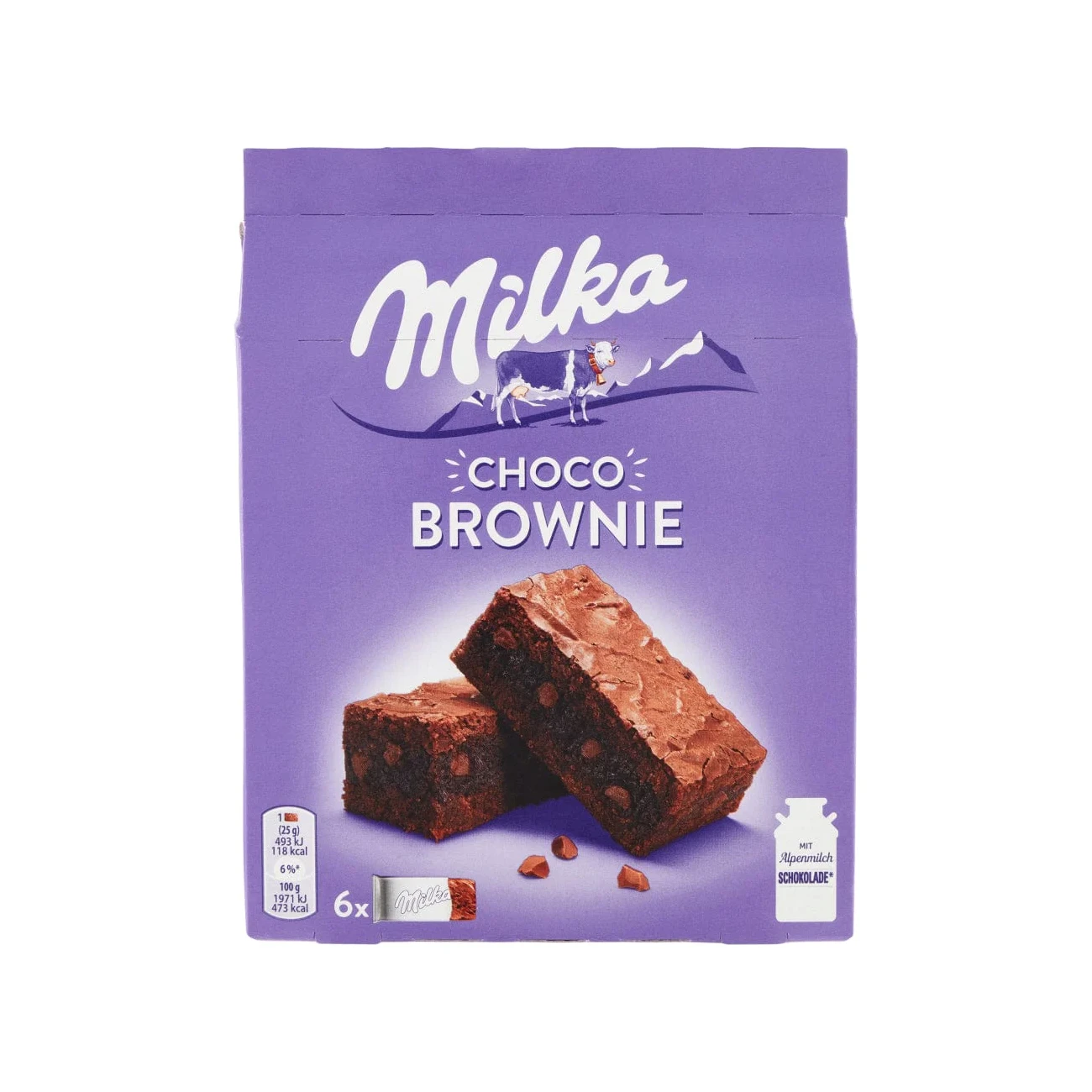 Milka brownie