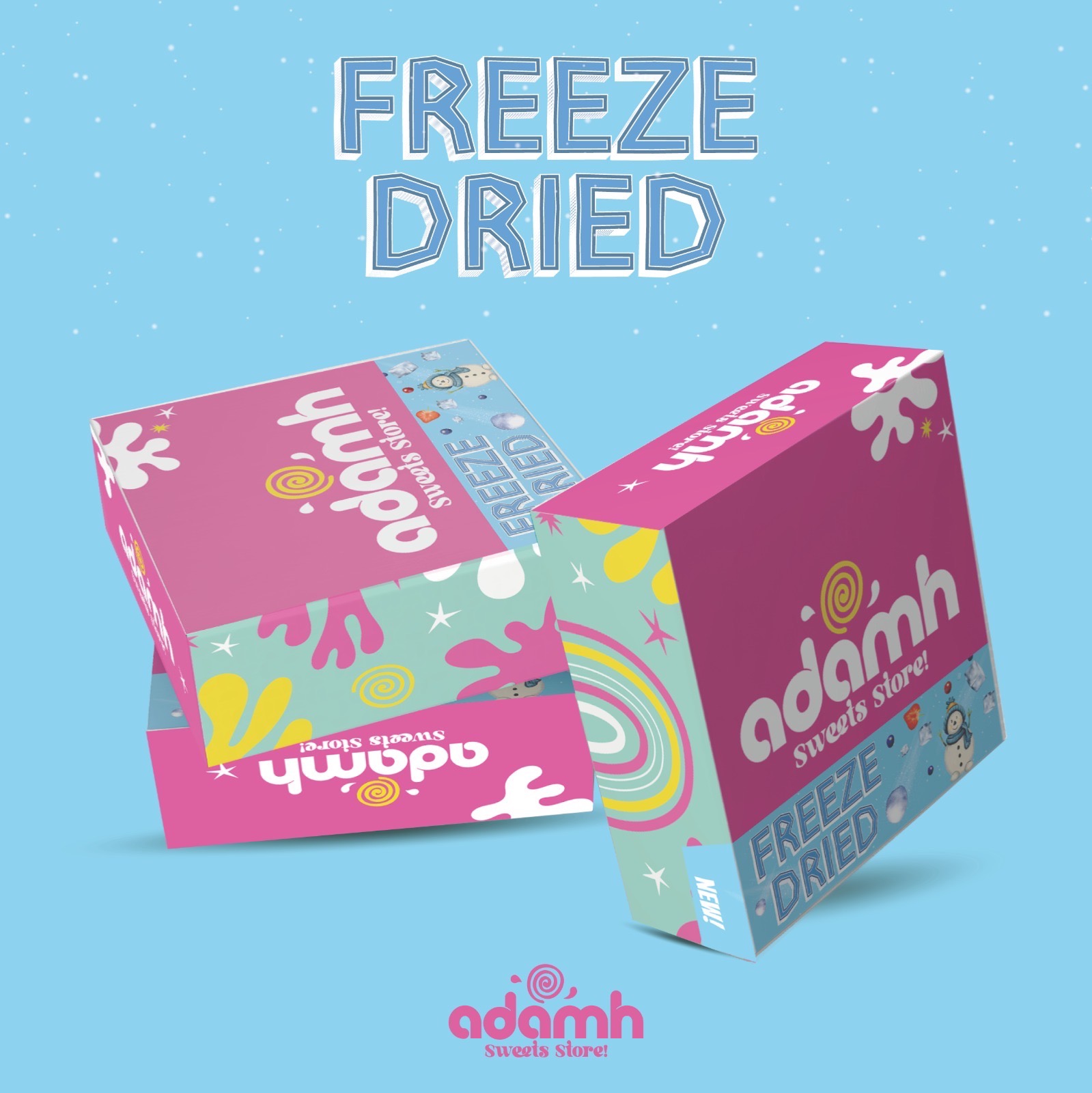 Box freeze dried