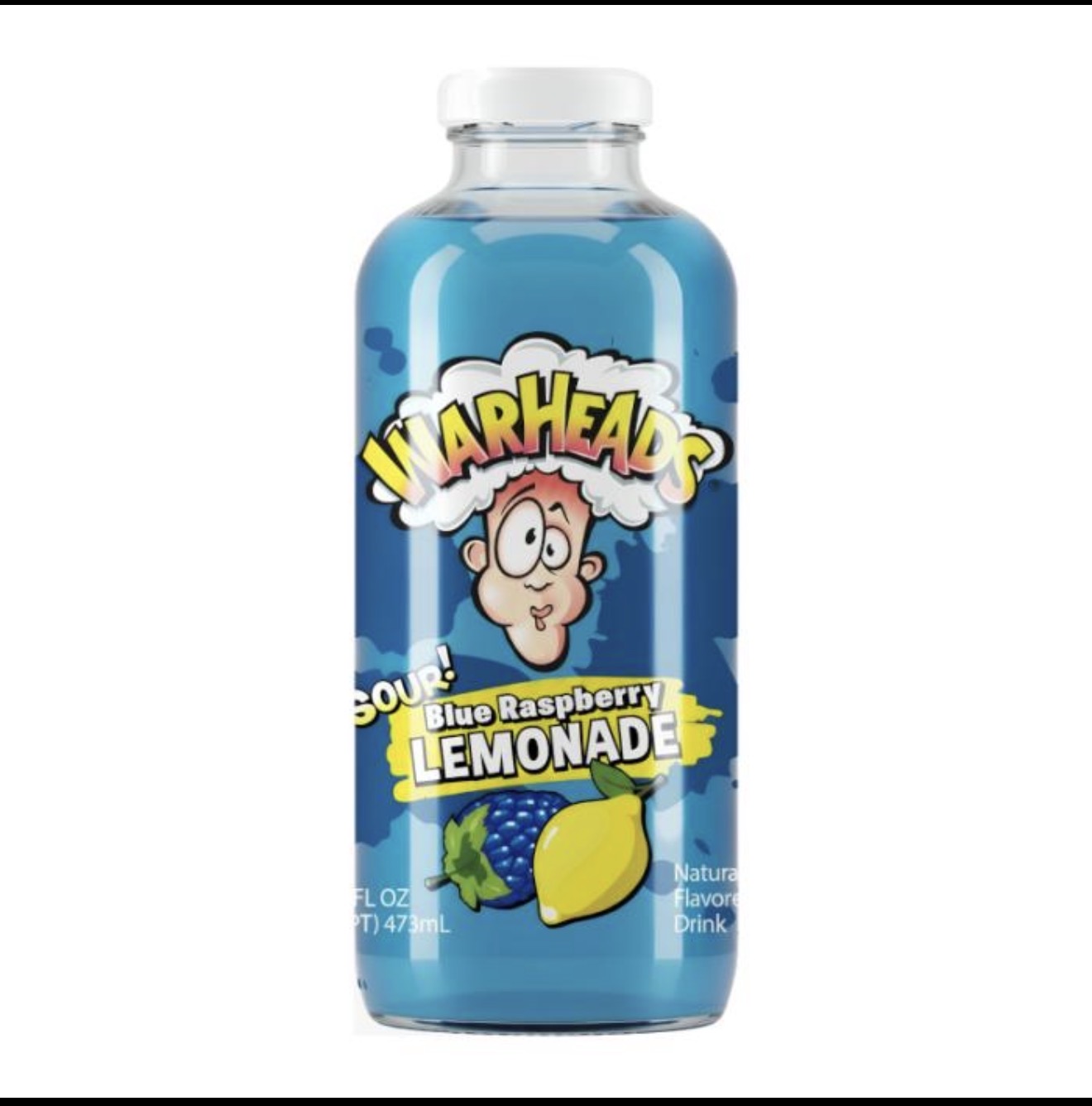 1. WARHEADS Blue Raspberry Lemonade 🩵