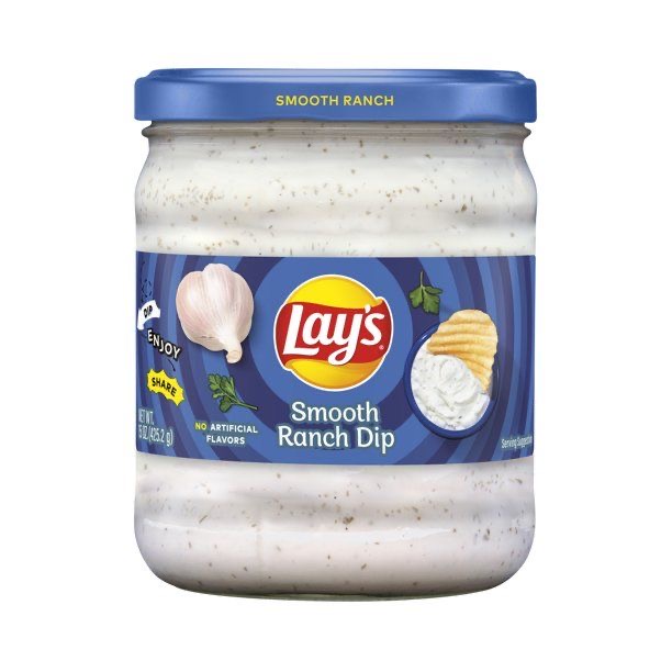Smooth ranch dip lays